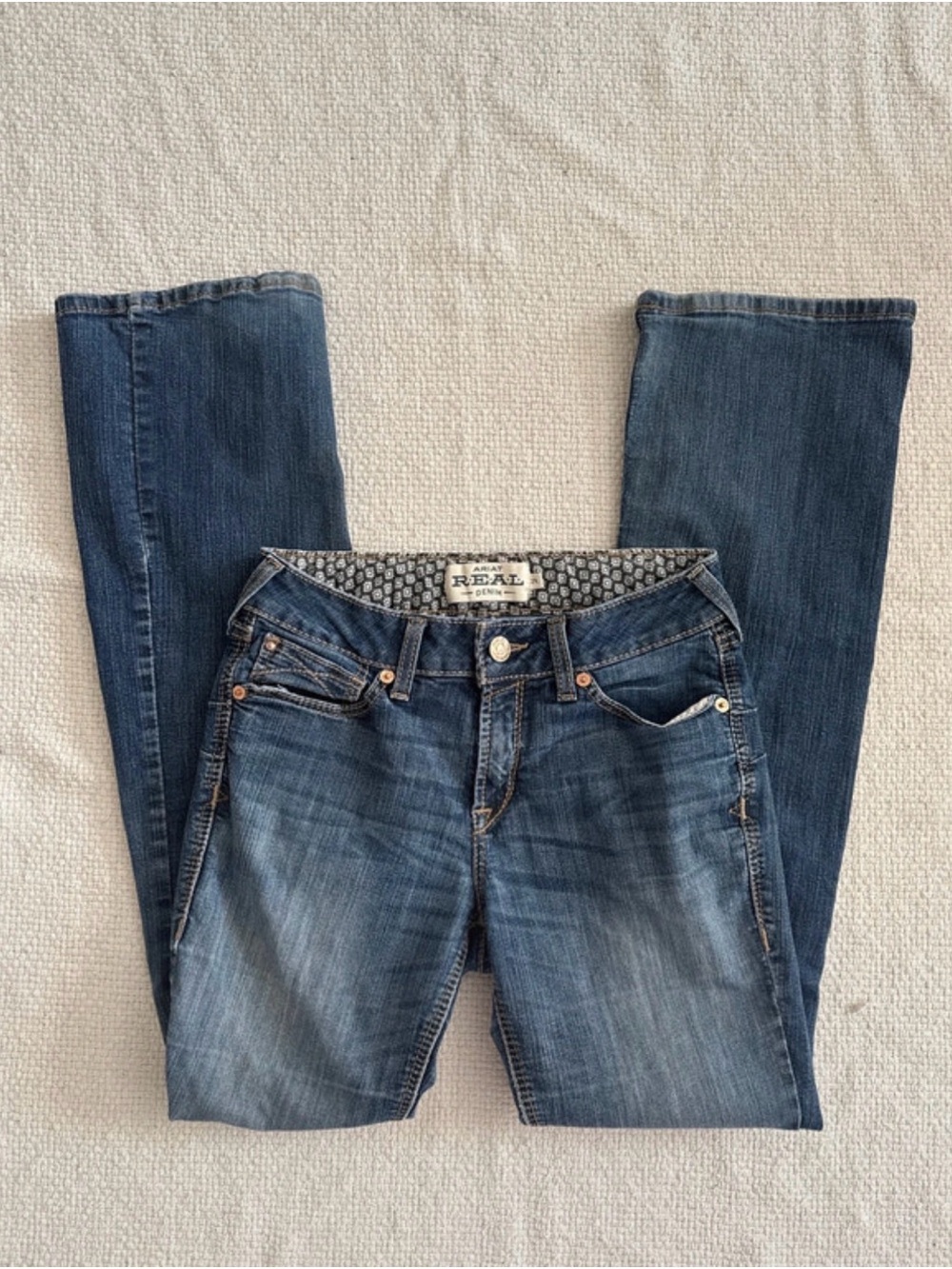 Ariat Women's Dark Blue Boot-Cut Jeans